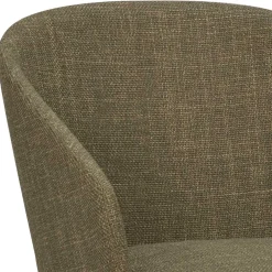 Wohnen Grüner Armlehnenstuhl halbrund - Ohio (2er Set)