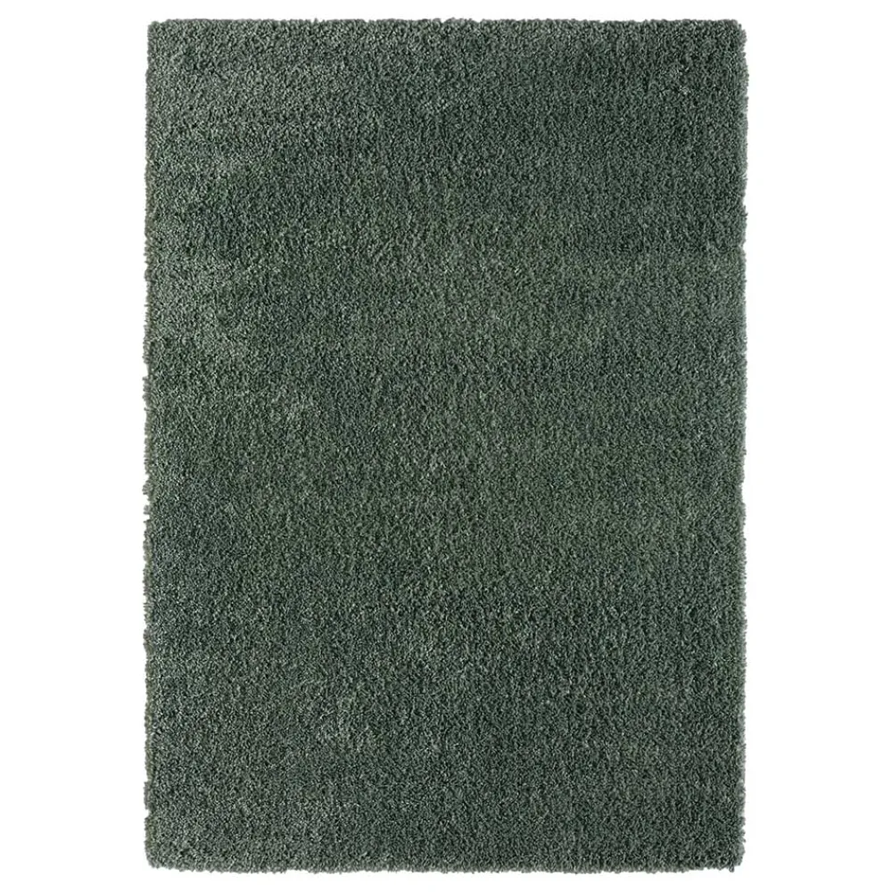 Wohnen Grüner Läufer Teppich mit hohem Flor - Lura