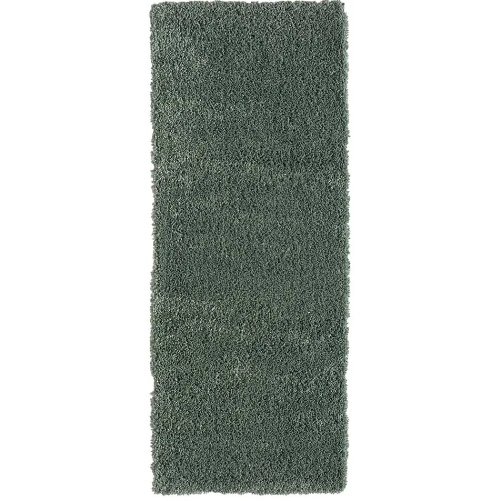 Wohnen Grüner Läufer Teppich mit hohem Flor - Lura