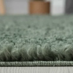 Wohnen Grüner Läufer Teppich mit hohem Flor - Lura