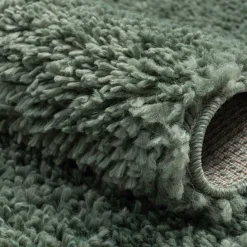 Wohnen Grüner Läufer Teppich mit hohem Flor - Lura