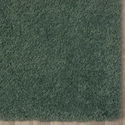 Wohnen Grüner Läufer Teppich mit hohem Flor - Lura