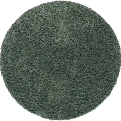 Wohnen Teppiche*Grüner Teppich mit 4 cm Hochflor - Pereza