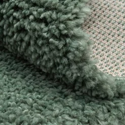 Wohnen Teppiche*Grüner Teppich mit 4 cm Hochflor - Pereza