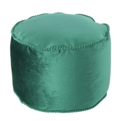 Wohnen Grünes Meditationskissen mit Samtbezug - Lacredu