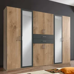 Wohnen Großer Kleiderschrank 270 cm mit acht Türen - Ayla
