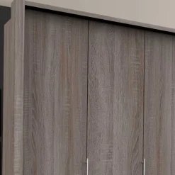 Wohnen Kleiderschränke|Kleiderschränke*Großer Kleiderschrank im Holzlook foliert - Crenba