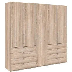 Wohnen Kleiderschränke|Kleiderschränke*Großer Kleiderschrank in Eiche Sägerau - Zayun