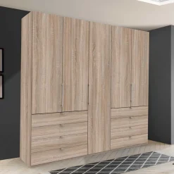 Wohnen Kleiderschränke|Kleiderschränke*Großer Kleiderschrank in Eiche Sägerau - Zayun