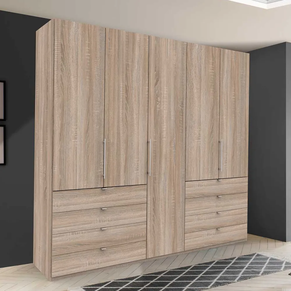 Wohnen Kleiderschränke|Kleiderschränke*Großer Kleiderschrank in Eiche Sägerau - Zayun