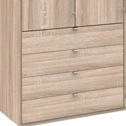 Wohnen Kleiderschränke|Kleiderschränke*Großer Kleiderschrank in Eiche Sägerau - Zayun