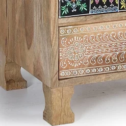 Wohnen Landhausmöbel|Boho Style Möbel*Großer Nachtschrank mit Doppeltür - Fenezian