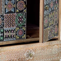 Wohnen Landhausmöbel|Boho Style Möbel*Großer Nachtschrank mit Doppeltür - Fenezian