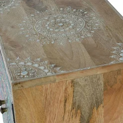 Wohnen Landhausmöbel|Boho Style Möbel*Großer Nachtschrank mit Doppeltür - Fenezian