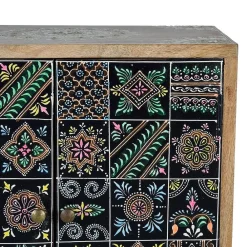 Wohnen Landhausmöbel|Boho Style Möbel*Großer Nachtschrank mit Doppeltür - Fenezian