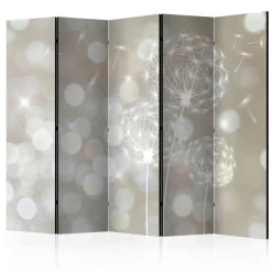 Wohnen Paravents*Großer Paravent in Beige & Weiß - Enkolu