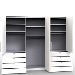 Wohnen Kleiderschränke|Kleiderschränke*Großer Schlafzimmer Kombi-Schrank Made in Germany - Empresian