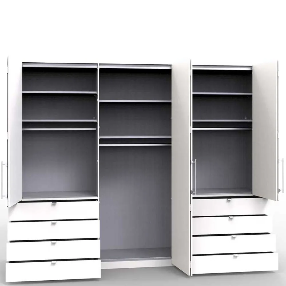 Wohnen Kleiderschränke|Kleiderschränke*Großer Schlafzimmer Kombi-Schrank Made in Germany - Empresian