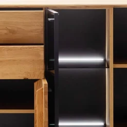Wohnen Großes Highboard mit Metall Bügelgestell - Flacona