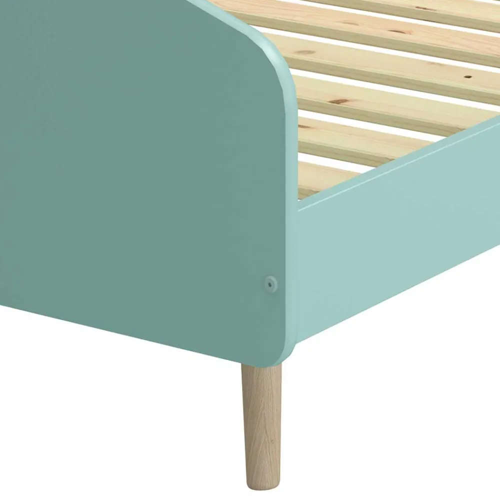 Wohnen Kinderbetten|Kindermöbel*Großes Kinderbett in Mint & Eiche - Vrespa