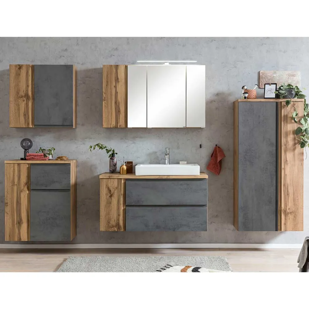 Wohnen Großes Möbelset Badeinrichtung - Mia (fünfteilig)