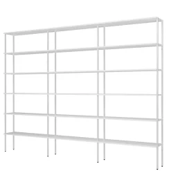 Wohnen Großes Stauraum Regalsystem in Weiß - Leyma