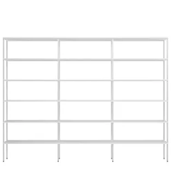 Wohnen Großes Stauraum Regalsystem in Weiß - Leyma