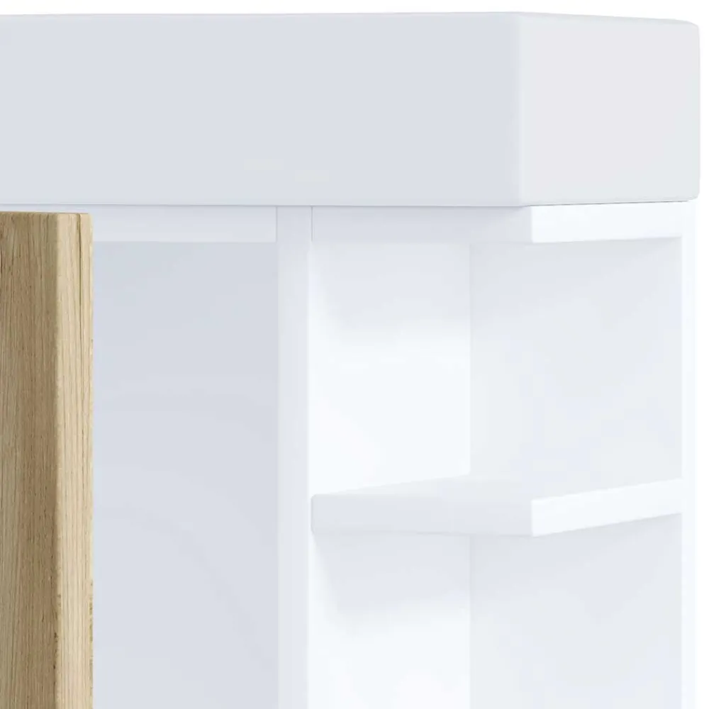 Wohnen Schränke|Badschränke*Gäste Bad Waschtisch mit Regal & Tür - Coloniale