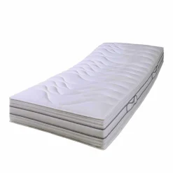 Wohnen H4 Matratze mit Taschenfederkern 7-Zonen Cruba Bezug mit Klimaband