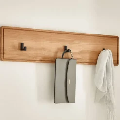 Wohnen Bürogarderoben*Hakenleiste aus Wildeiche Massivholz - Darcona