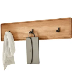 Wohnen Bürogarderoben*Hakenleiste aus Wildeiche Massivholz - Darcona