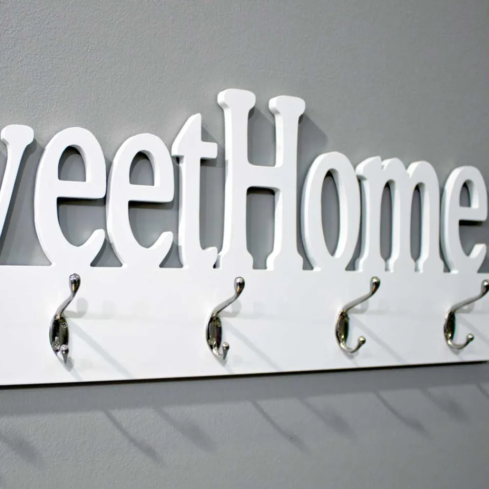 Wohnen Garderoben|Garderoben*Hakenleiste Canja in Weiß