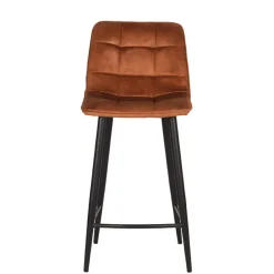 Wohnen Barhocker*Halbhoher Barstuhl mit 65 cm Sitzhöhe - Naharas (2er Set)