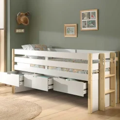 Wohnen Kinderbetten*Halbhohes Kinderbett als Kojenbett - Sharky