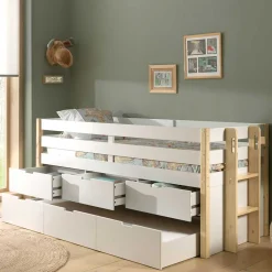 Wohnen Kinderbetten*Halbhohes Kinderbett als Kojenbett - Sharky