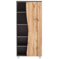 Wohnen Halboffener Badschrank in Wildeiche Optik - Breznia