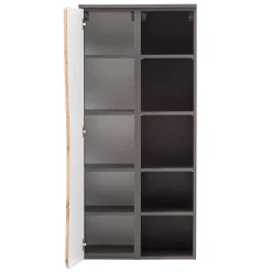Wohnen Halboffener Badschrank in Wildeiche Optik - Breznia