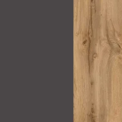 Wohnen Halboffener Badschrank in Wildeiche Optik - Breznia