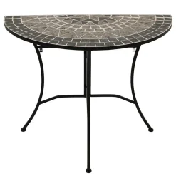 Wohnen Halbrunder Balkontisch & Stühle - Tasmania (dreiteilig)