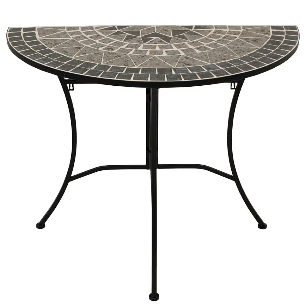 Wohnen Halbrunder Wandtisch mit Mosaik - Tasmania