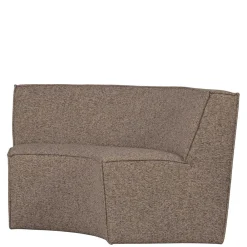 Wohnen Küchenbänke|Esszimmerbänke*Halbrundes Esstischsofa in Dunkelbraun - Sentiagamo