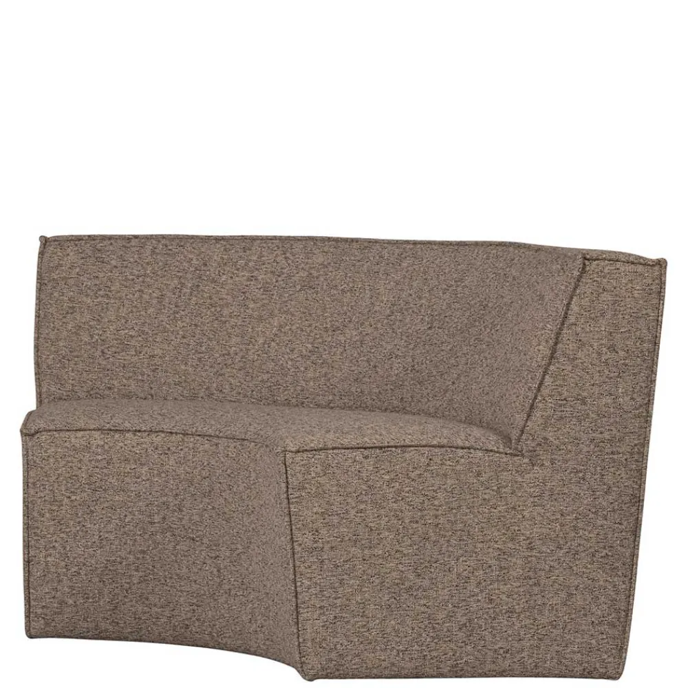 Wohnen Küchenbänke|Esszimmerbänke*Halbrundes Esstischsofa in Dunkelbraun - Sentiagamo