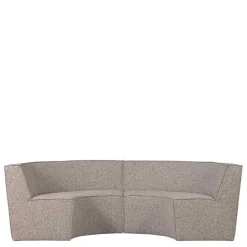 Wohnen Halbrundes Sofa für den Esstisch - William (zweiteilig)