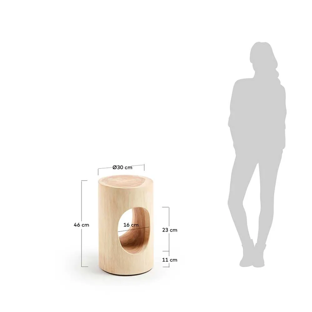 Wohnen Naturholzmöbel|Designermöbel*Handgearbeiteter Beistelltisch aus Massivholz - Andrew