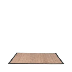 Wohnen Teppiche*Handgefertigter Juteteppich mit Rand aus Baumwolle - Kariono