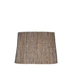 Wohnen Teppiche*Handgefertigter Teppich aus Jute und Leder Resten - Janton