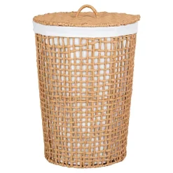 Wohnen Handgeflochtener Wäschekorb aus Papier Geflecht - Rain
