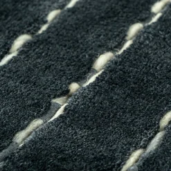 Wohnen Handgewebter Teppich aus Wolle & Viskose gestreift - Setca