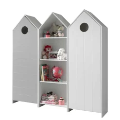 Wohnen Kinderkleiderschränke|Kindermöbel*Haus Kleiderschränke & Regal für Kinder - Indefiva (dreiteilig)