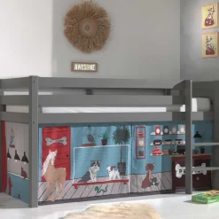 Kinder Wohnen Haustier Laden Abenteuerbett als Hochbett - Venisavo